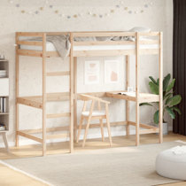 Queen size shop loft bed frame